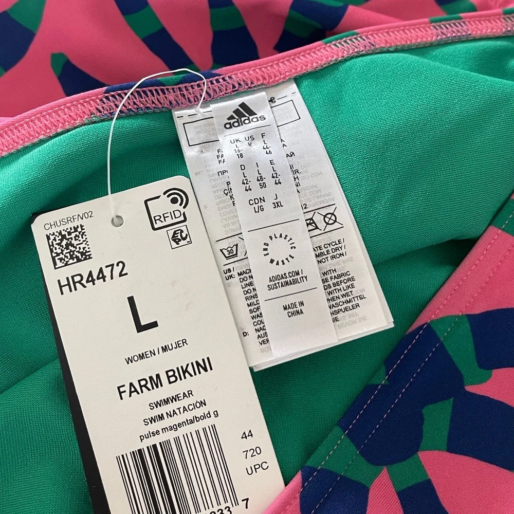 Adidas Farm Bikini Bottoms Magenta - Picture 4 of 4